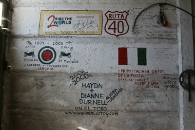 10 Our good friends Haydn and Dianne left their mark at La Posta IMG_9101.jpg